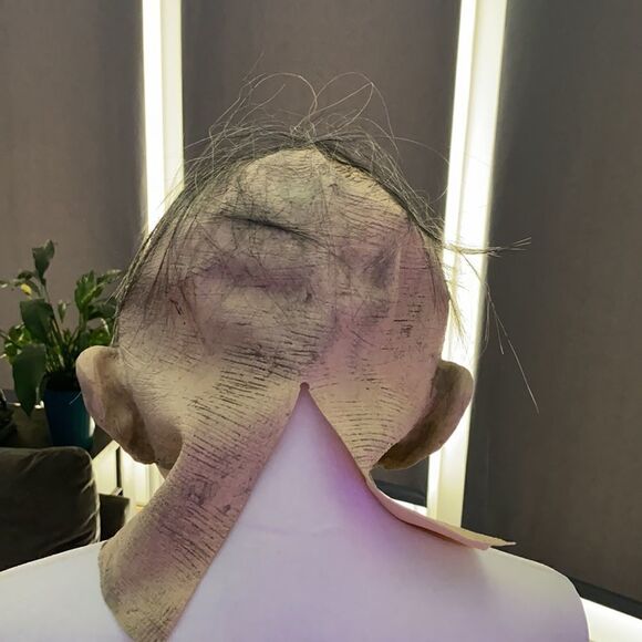 Scary Skull/Skeleton Full Head Mask Halloween Costume One Size NEW - Picture 3 of 5